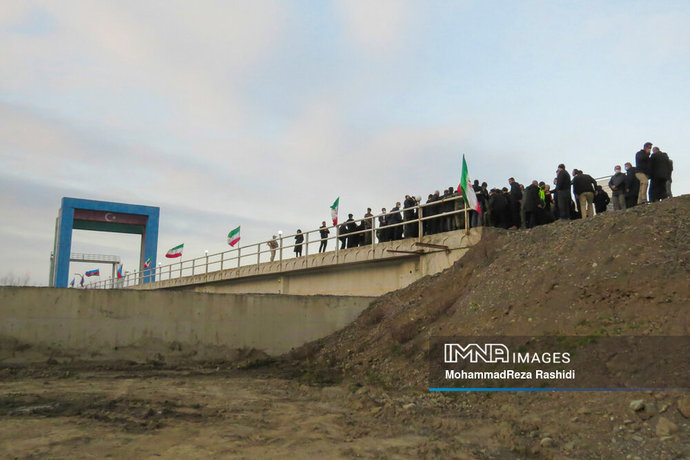 آغاز ساخت پل جادهای آستارای ایران و آذربایجان آغاز ساخت پل جادهای آستارای ایران و آذربایجان