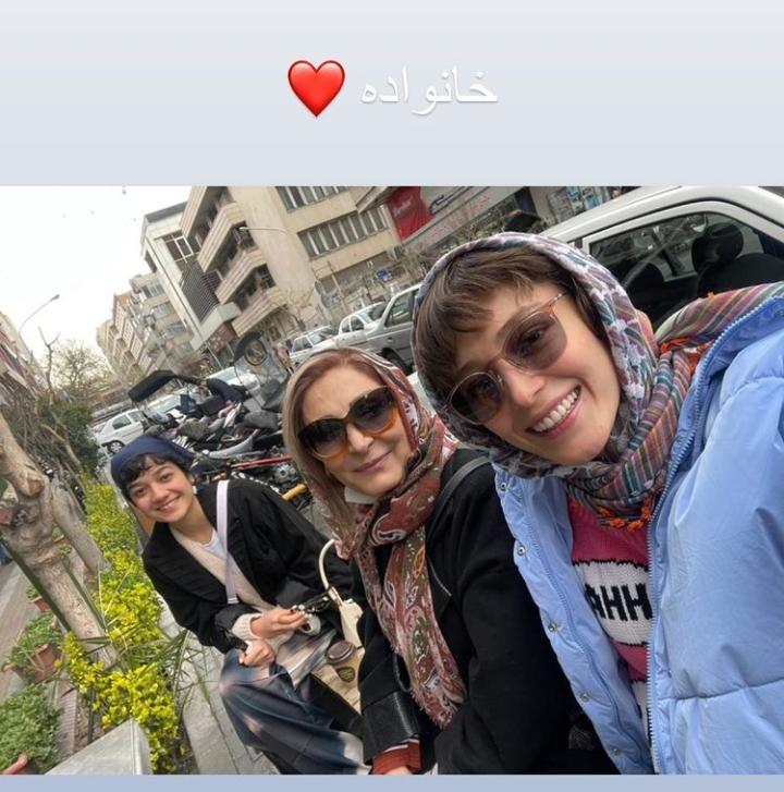 سلفی فرشته حسینی با مادرشوهرش سلفی فرشته حسینی با مادرشوهرش