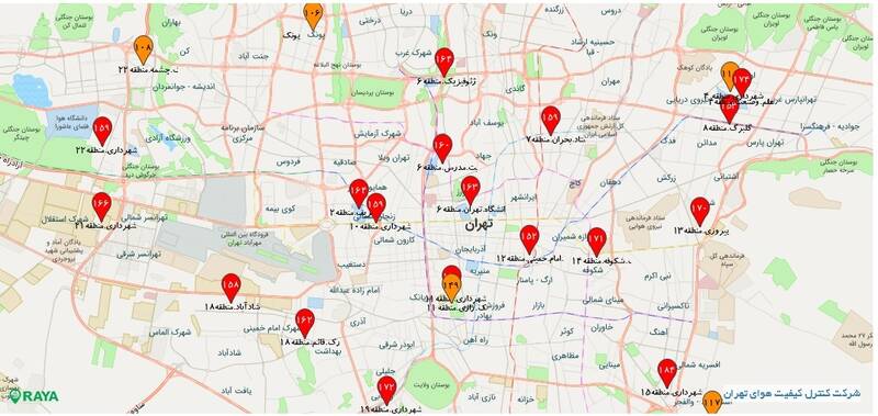 هوای تهران ناسالم برای تمام گروههای جامعه هوای تهران ناسالم برای تمام گروههای جامعه