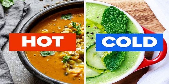 کدام غذا برای بدن مفید است؛ غذای گرم یا غذای سرد؟ کدام غذا برای بدن مفید است؛ غذای گرم یا غذای سرد؟