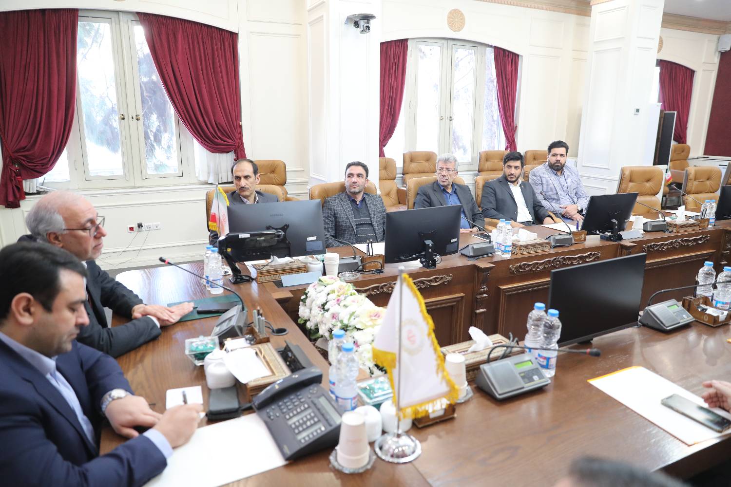 مراسم معارفه ابوالفضل نجار زاده سرپرست بانک ملی ایران برگزار شد