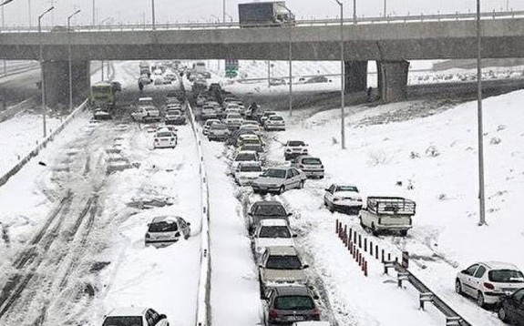 هشدار بارش سنگین برف در تهران هشدار بارش سنگین برف در تهران