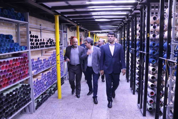 بازدید مدیرعامل بانک توسعه تعاون از صنعت نساجی و فرش کاشان بازدید مدیرعامل بانک توسعه تعاون از صنعت نساجی و فرش کاشان