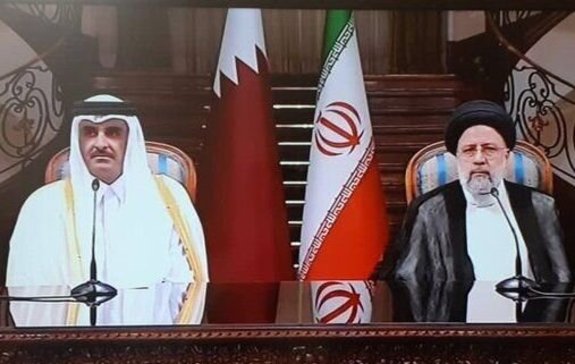 در نشست خبری مشترک رئیس جمهوری ایران و امیر قطر مطرح شد در نشست خبری مشترک رئیس جمهوری ایران و امیر قطر مطرح شد