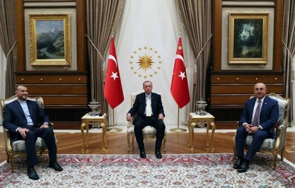 امیر عبداللهیان با اردوغان دیدار کرد امیر عبداللهیان با اردوغان دیدار کرد