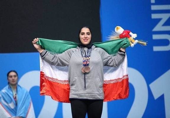 شیرزن وزنه بردار ایران با ۳طلای آسیا در تاریخ جاودانه شد شیرزن وزنه بردار ایران با ۳طلای آسیا در تاریخ جاودانه شد