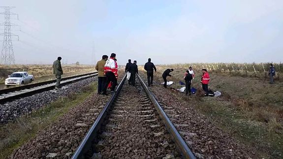 تصادف مرگبار قطار با مرد جوان در شهرقدس تهران تصادف مرگبار قطار با مرد جوان در شهرقدس تهران