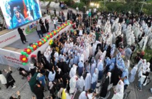 برگزاری با شکوه جشن بزرگ روزه اولی&zwnj;ها ویژه دانش آموز دختر در کیش