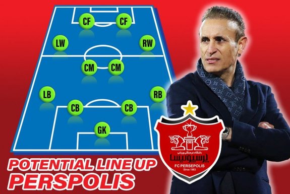 ترکیب احتمالی پرسپوليس دو گام مانده به قهرمانی ترکیب احتمالی پرسپوليس دو گام مانده به قهرمانی
