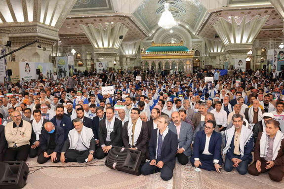 حضور مدیر عامل بانک توسعه تعاون در آئین تجدید میثاق جامعه کار و تولید با آرمان&zwnj;های حضرت امام خمینی (ره)