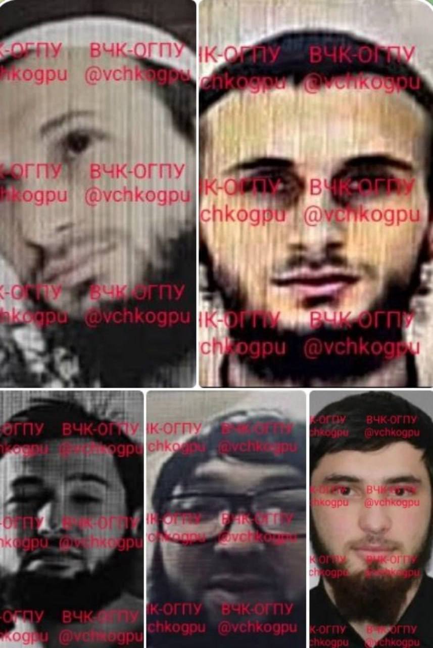 تصاویر مهاجمین مسلح حمله تروریستی امشب در مسکو