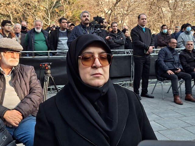 مراسم تشییع پیکر ژاله علو با حضور سخنگوی دولت مراسم تشییع پیکر ژاله علو با حضور سخنگوی دولت