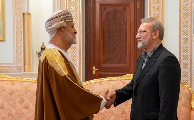 دیدار لاریجانی با پادشاه عمان دیدار لاریجانی با پادشاه عمان