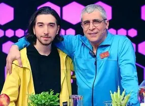امیر غفارمنش در کنار پسرش +عکس