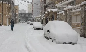 بارش برف در تهران