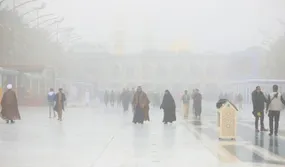 تصاویر مه‌گرفتگی در بین الحرمین