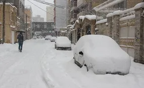بارش برف در تهران