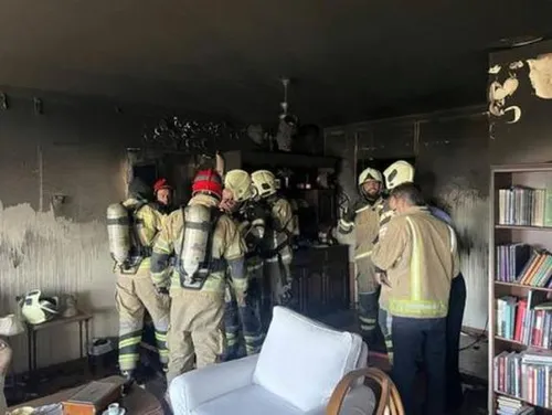 آتش&zwnj;سوزی در شهرک اکباتان تهران