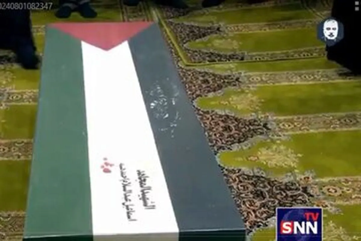 گریه‌ها و وداع تلخ پسران اسماعیل هنیه با پدر