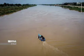 مشکلات مردم دهستان عنافچه برای عبور از رودخانه +عکس