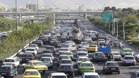 بررسی وضعیت ترافیک صبحگاهی تهران