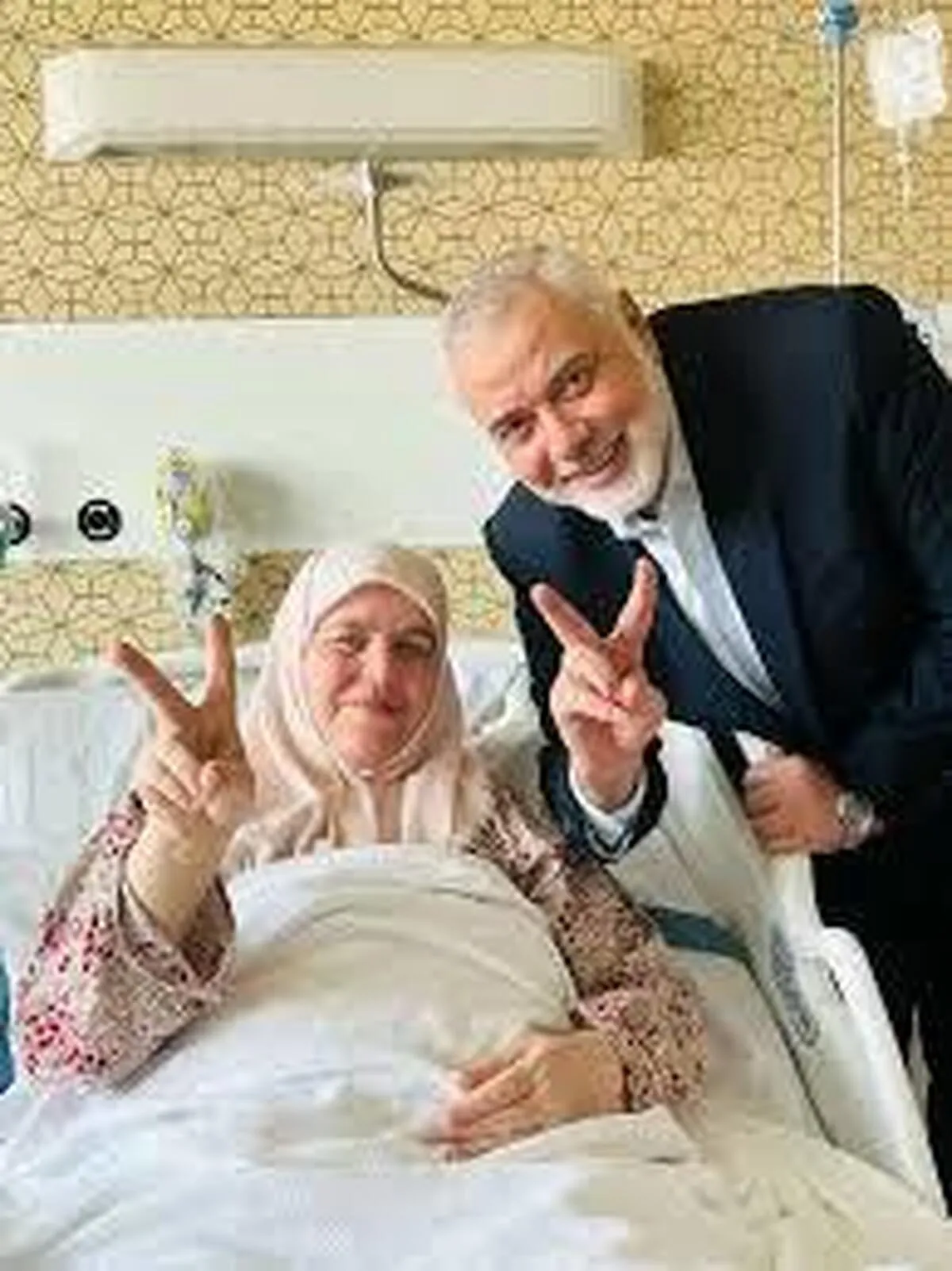واکنش همسر هنیه پس از شنیدن خبر شهادت فرزندان و نوه‌هایش