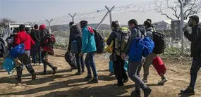 پناهجویان ایرانی در حال یخ زدن در مرز لیتوانی+ فیلم