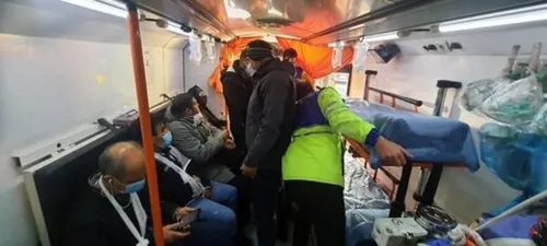انتشار اولین فیلم از لحظه حادثه برای مترو کرج - تهران