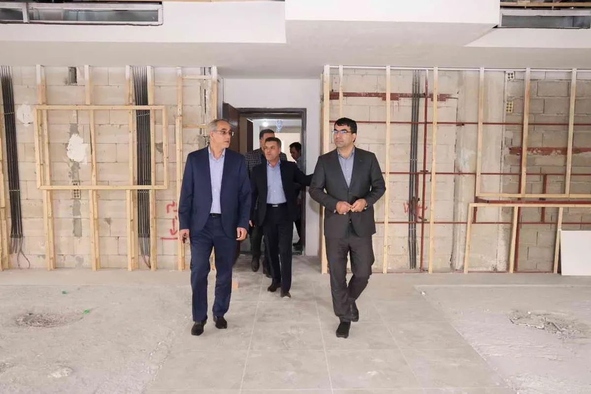 بازدید مدیرعامل بانک توسعه تعاون از روند آماده سازی و تجهیز ساختمان خدامی