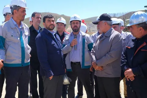 بازدید مدیرعامل شرکت ملی مس و فرمانده قرارگاه خاتم الانبیاء از پروژه کاتد مس سونگون