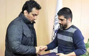 عکس زیرخاکی از علیرضا دبیر و پژمان درستکار