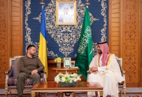 بن سلمان و زلنسکی در جده دیدار کردند