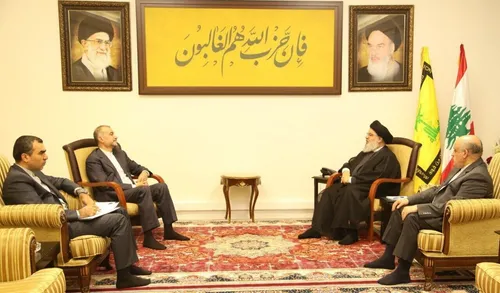 دیدار مهم امیرعبداللهیان با سیدحسن نصرالله
