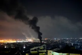 بیمارستان هلال احمر ایران پس از بمباران صهیونیست‌ها