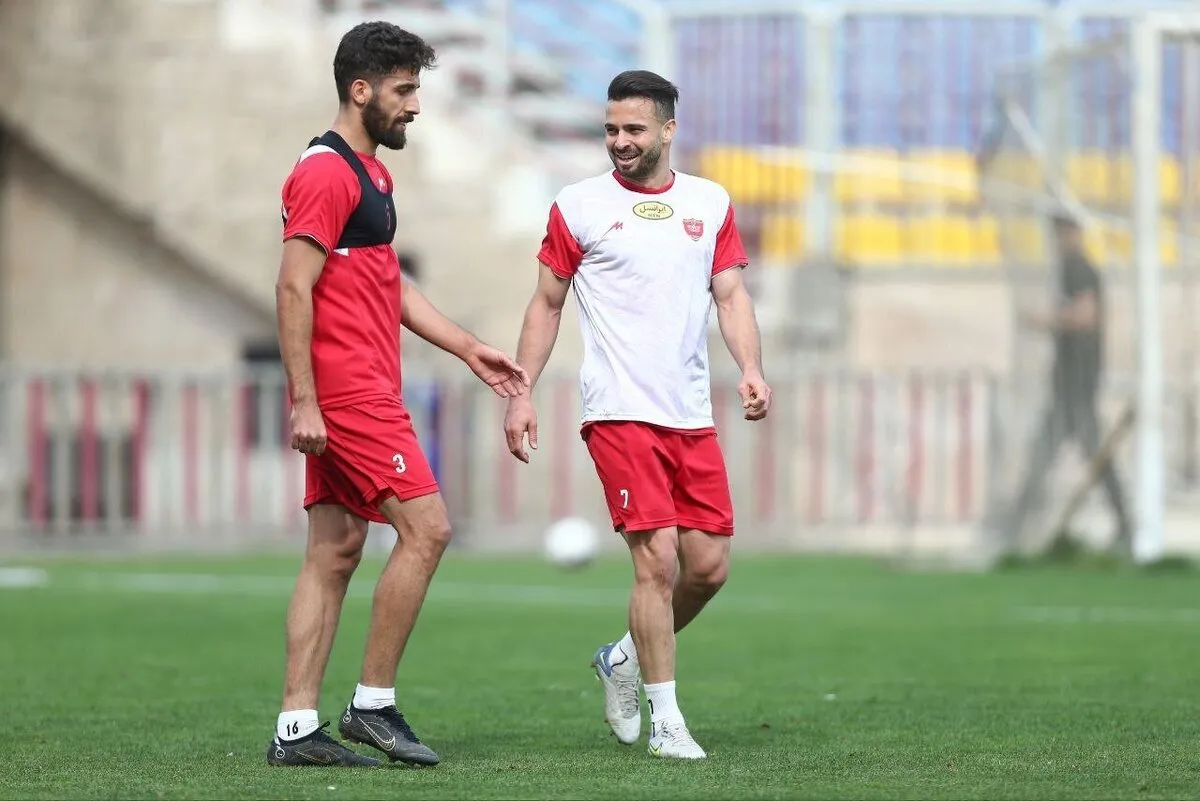 تمرین و ریکاوری پرسپولیس و ادامه درمان امیری و سرلک