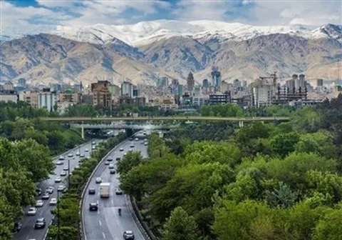 کیفیت هوای تهران در شرایط قابل قبول