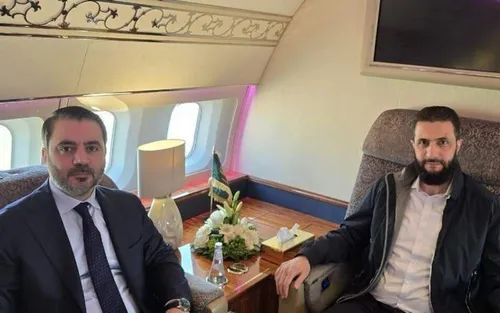 دیدار و گفت&zwnj;وگوی جولانی با بن فرحان در ریاض