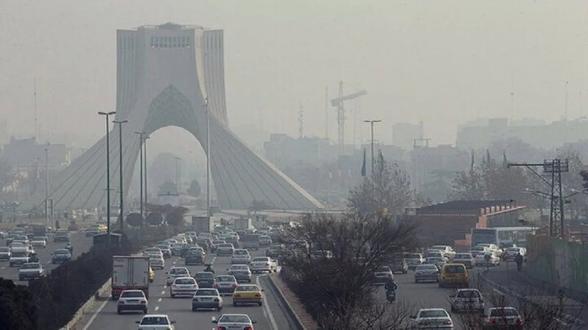 هوای تهران ناسالم است