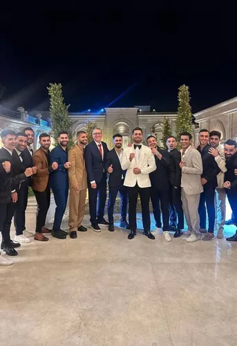 یک تیم پرسپولیسی در عروسی مرتضی  پورعلی&zwnj;گنجی