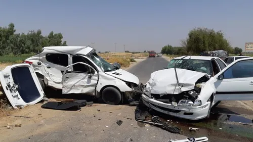 لحظه تصادف دو موتور سوار با هم در تهران + فیلم