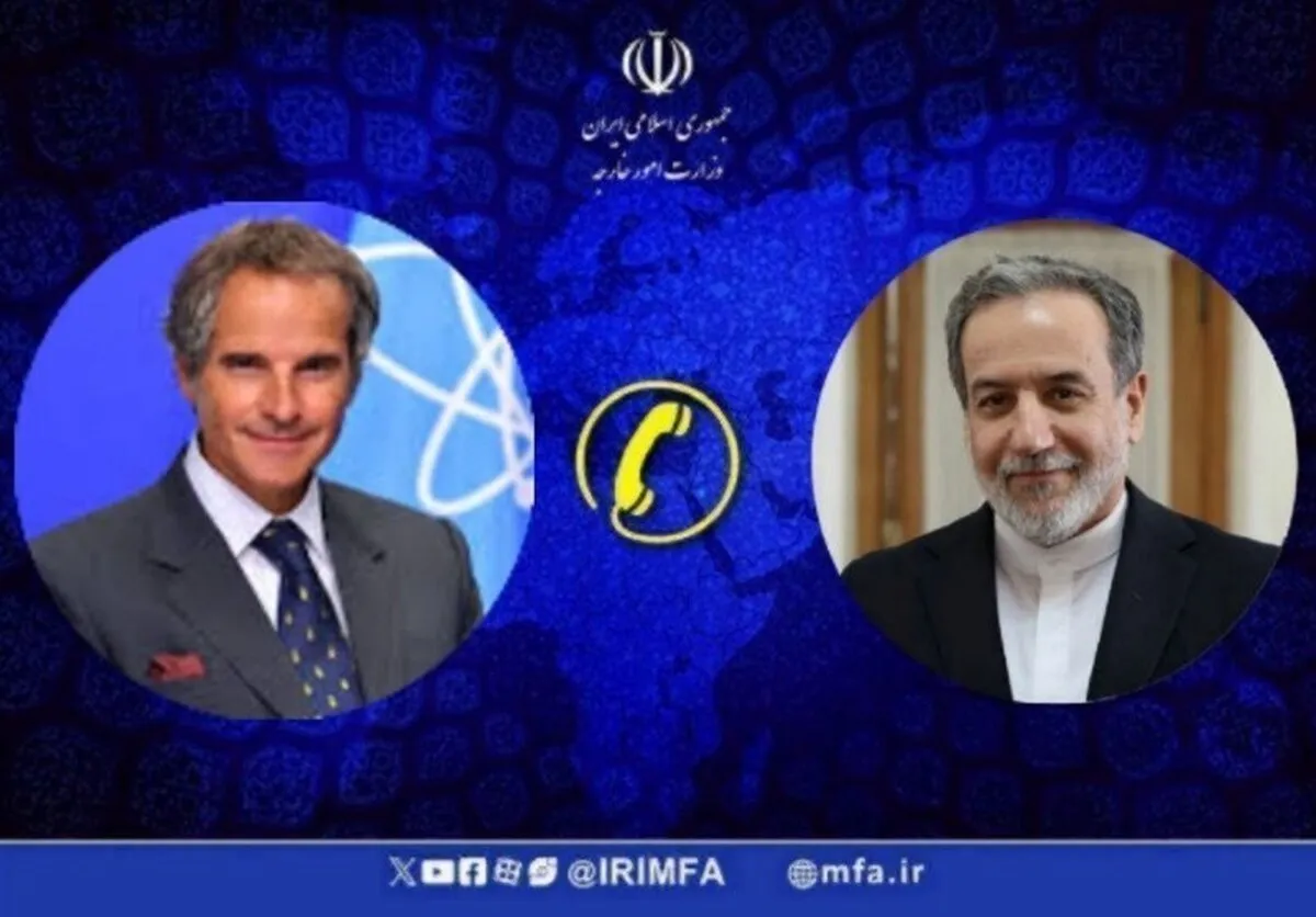 عراقچی و گروسی در چه زمینه‌ای گفت‌و‌گو کردند؟!