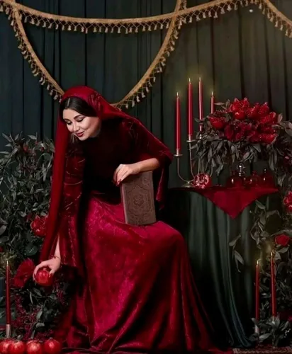 عکس قدیمی از مراسم شب یلدا در ایران