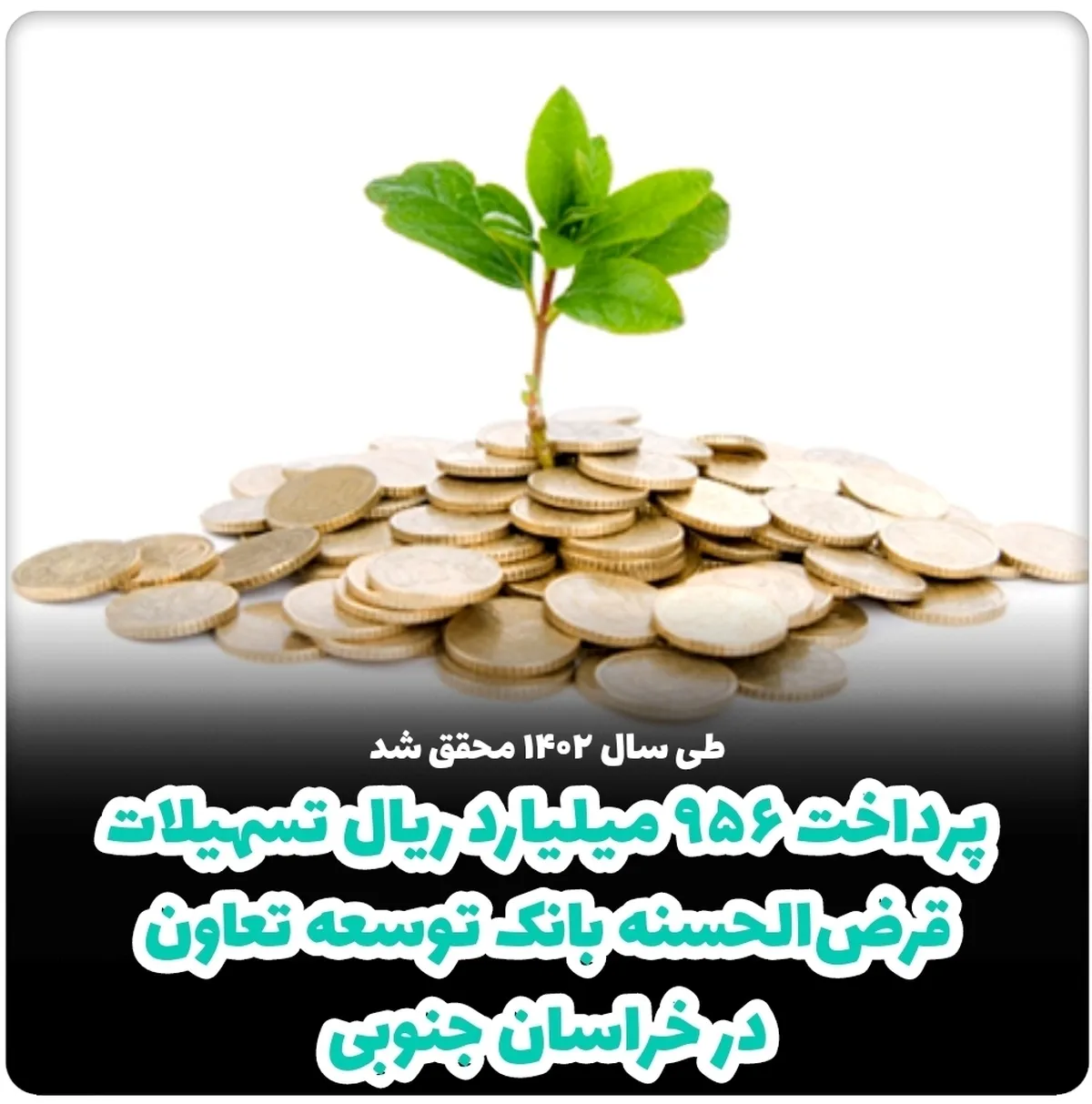 پرداخت ۹۵۶ میلیارد ریال تسهیلات قرض الحسنه بانک توسعه تعاون در خراسان جنوبی