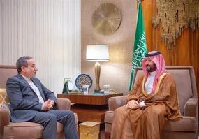 دیدار عراقچی با بن سلمان