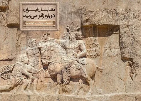 شاه ایرانی و امپراتور رومی در تاریخ کمبریج