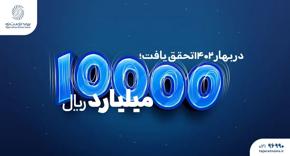۱۰۰۰۰ میلیارد ریال فروش بیمه تجارت‌نو