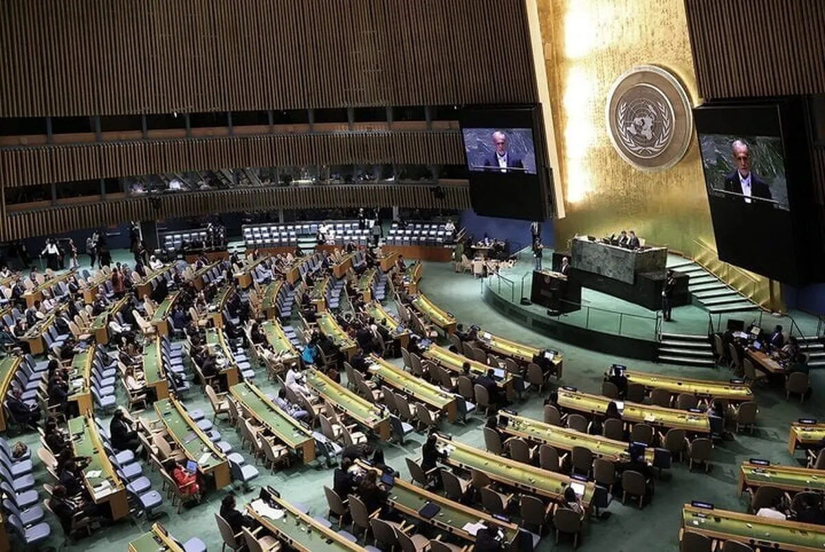 سخنرانی رئیس‌جمهور ایران در مجمع عمومی سازمان ملل