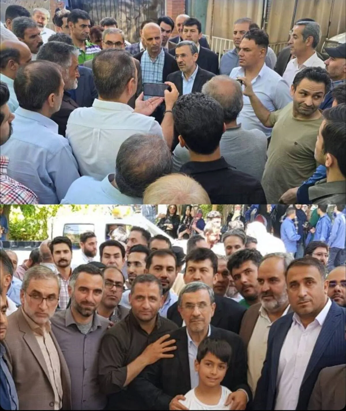 تصاویر تبلیغاتی محمود احمدی‌نژاد قبل از تصمیم گیری‌اش آماده شد!