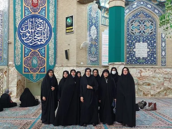 اردوی زیارتی پایگاه بسیج کوثر خواهران پست بانک ایران برگزار شد