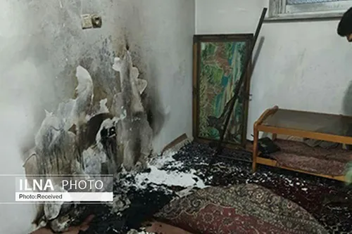 آتش سوزی در کارخانه مصنوعات پلاستیکی + عکس